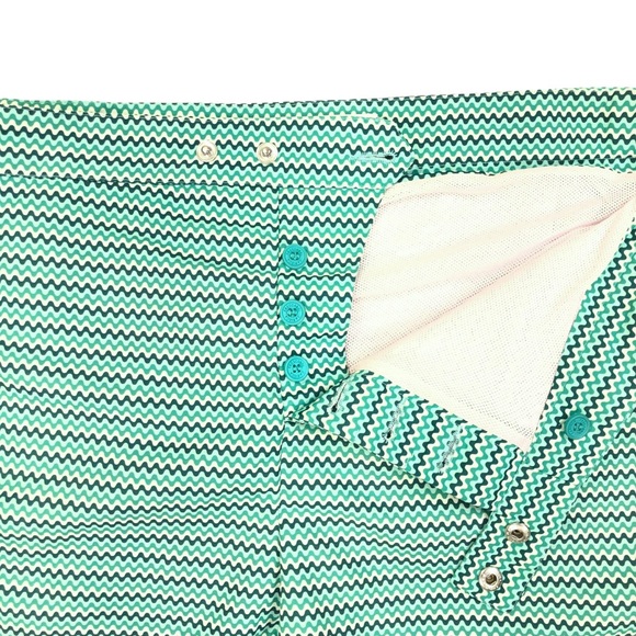 Frescobol Carioca Copacabana Tailored Swim Shorts Men's 38 Waves 4.5" Inseam - Picture 4 of 9